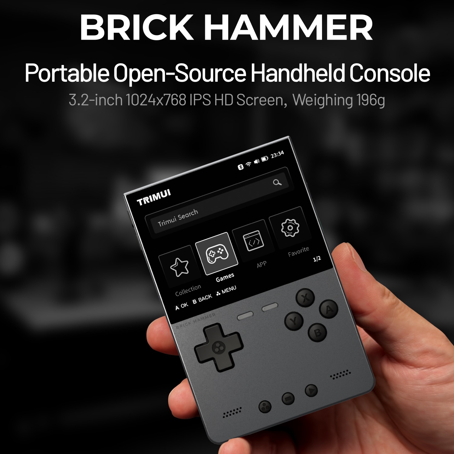 Gaming Console For Phone - TRIMUI BRICK HAMMER ريترو وحدة تحكم