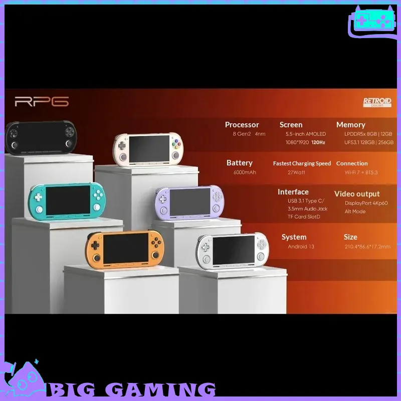 جهاز ألعاب محمول Retroid Pocke - مراجعة Gaming Console For Tv Xbox وسعره