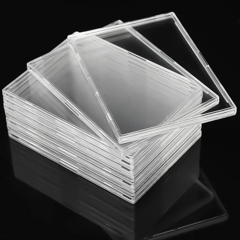 حامل بطاقات أكريليك شفاف قابل  - مراجعة Gaming Card Holder وسعره