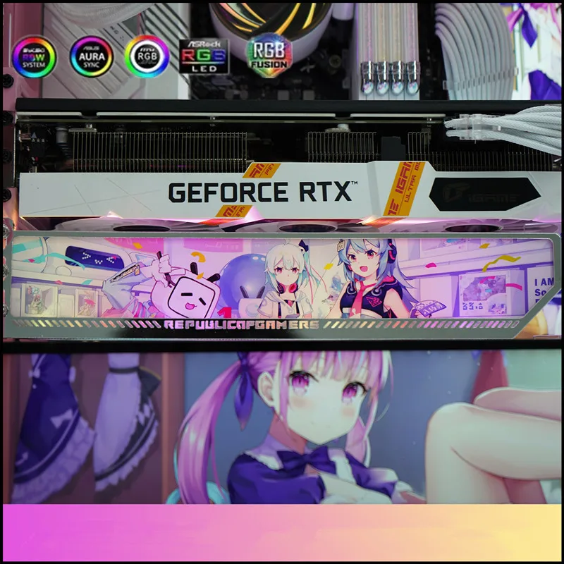 حامل بطاقة الرسومات ARGB، حامل - مراجعة Gaming Card Holder وسعره