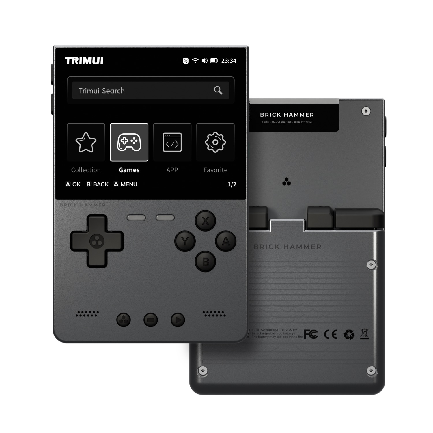 TRIMUI BRICK HAMMER ريترو وحدة - مراجعة Gaming Console For Phone وسعره
