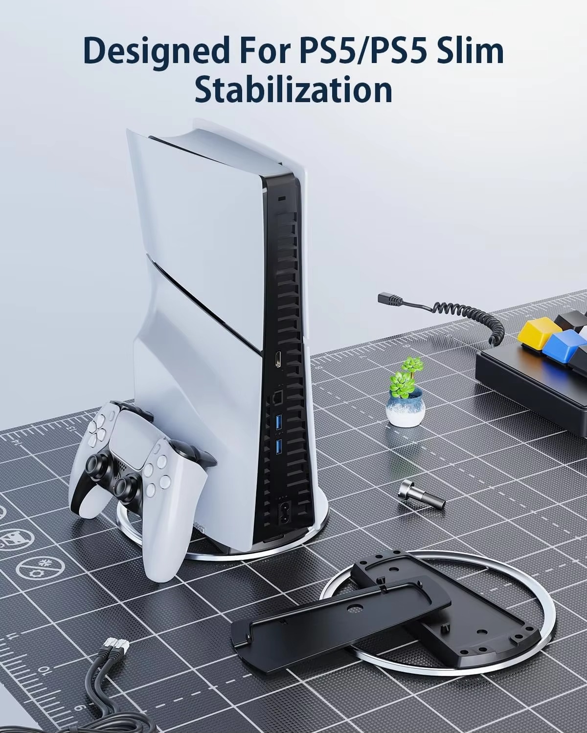 حامل وحدة تحكم بحامل معدني جدي - مراجعة Gaming Console New وسعره