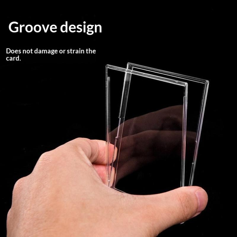 حامل بطاقات أكريليك شفاف قابل  - مراجعة Gaming Card Holder وسعره